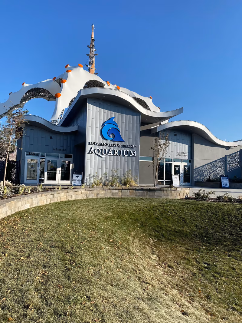 Loveland Living Planet Aquarium — Ticketing Building